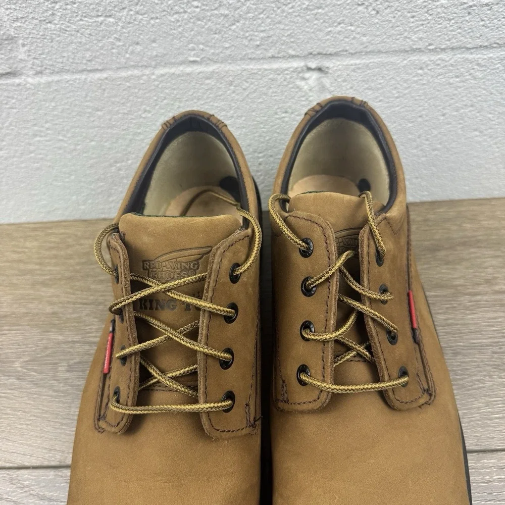 Red Wing King Toe 6634 Men's Sz 11.5 D Steel Toe Slip Resistant Brown Suede Work